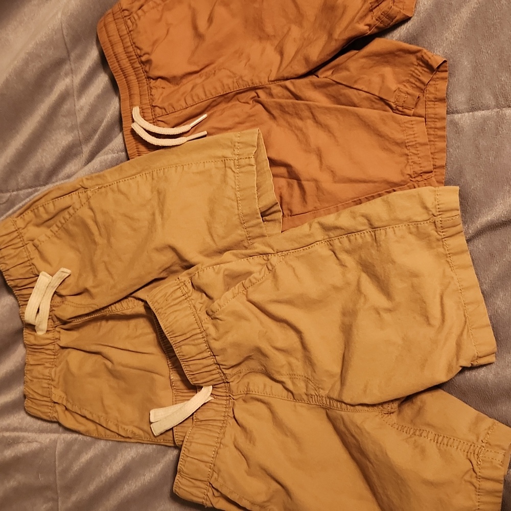 Old Navy & Childrens Place Kids Tan and Brown Shorts Trio